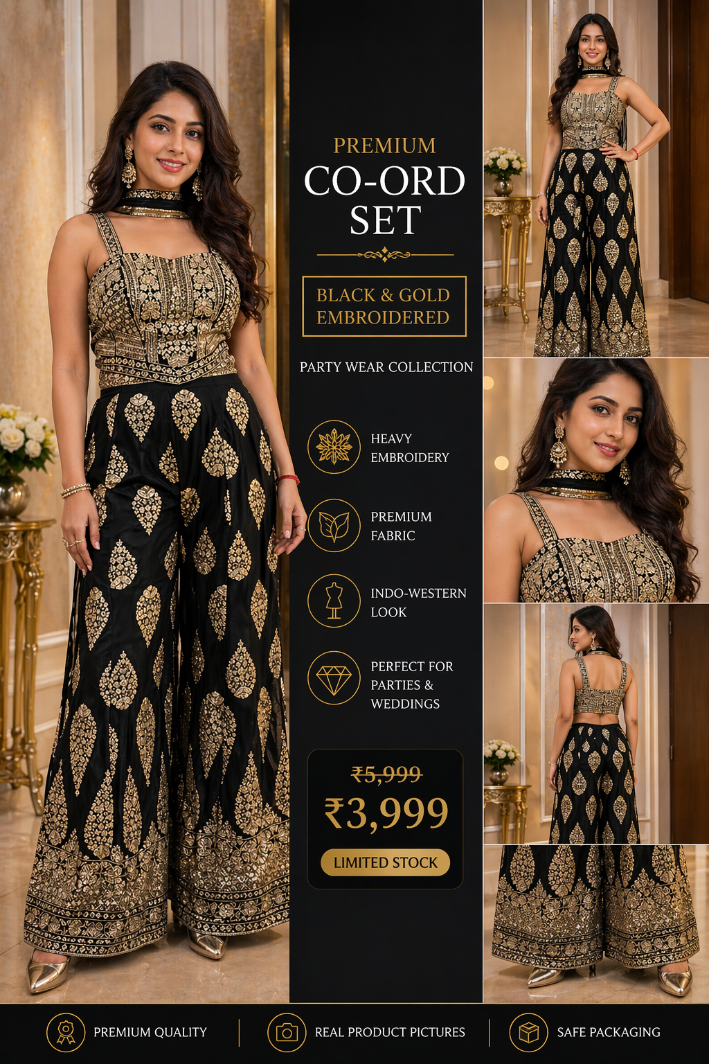 Premium Georgette Sharara Set for Women | Party Wear Designer Suit