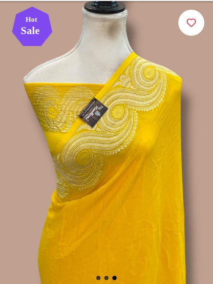 New Arviel Banarasi Soft Dybal Warm Silk Saree | Lightweight Designer Saree with Gold Zari Border