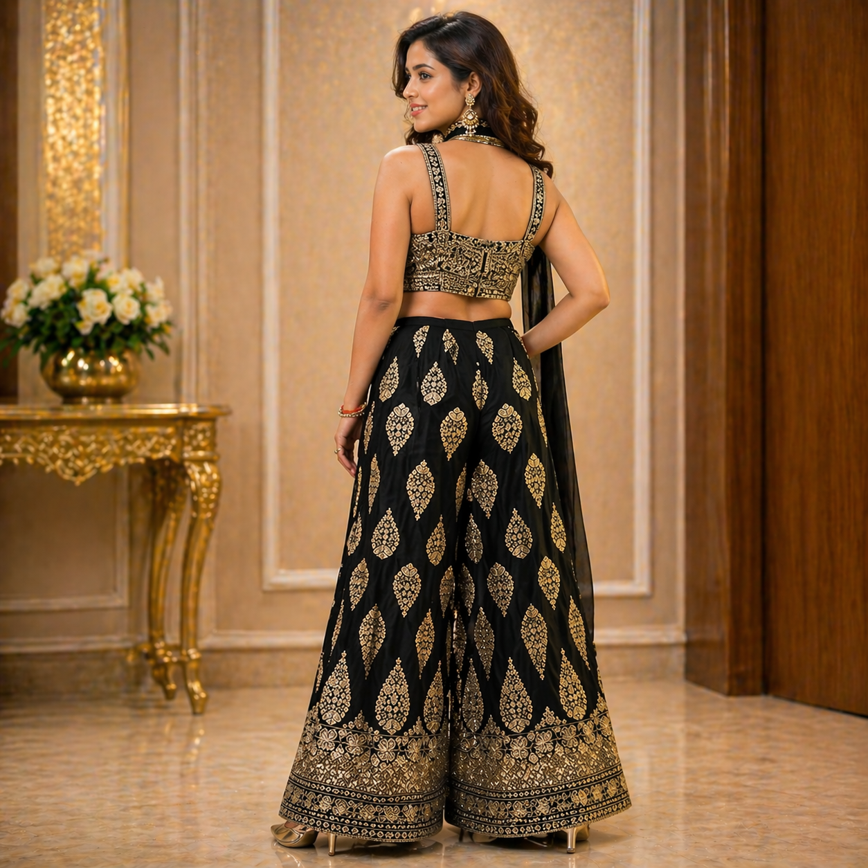 Premium Georgette Sharara Set for Women | Party Wear Designer Suit