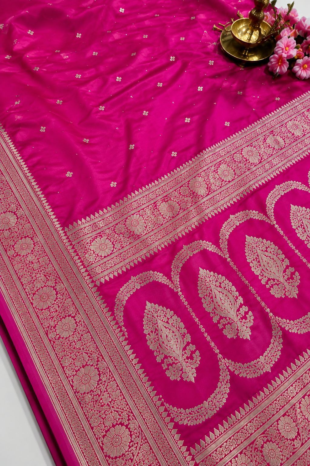 Premium Mashru Katan Silk Saree | Rich Zari Weaving Traditional Saree